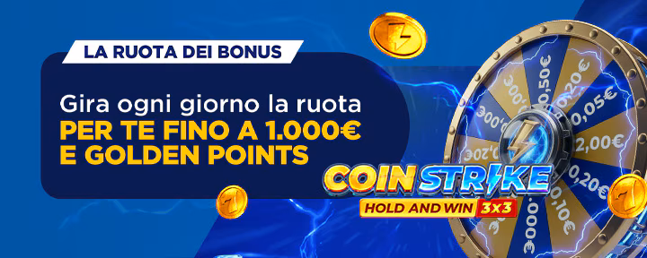 Banner RUOTA DEI BONUS